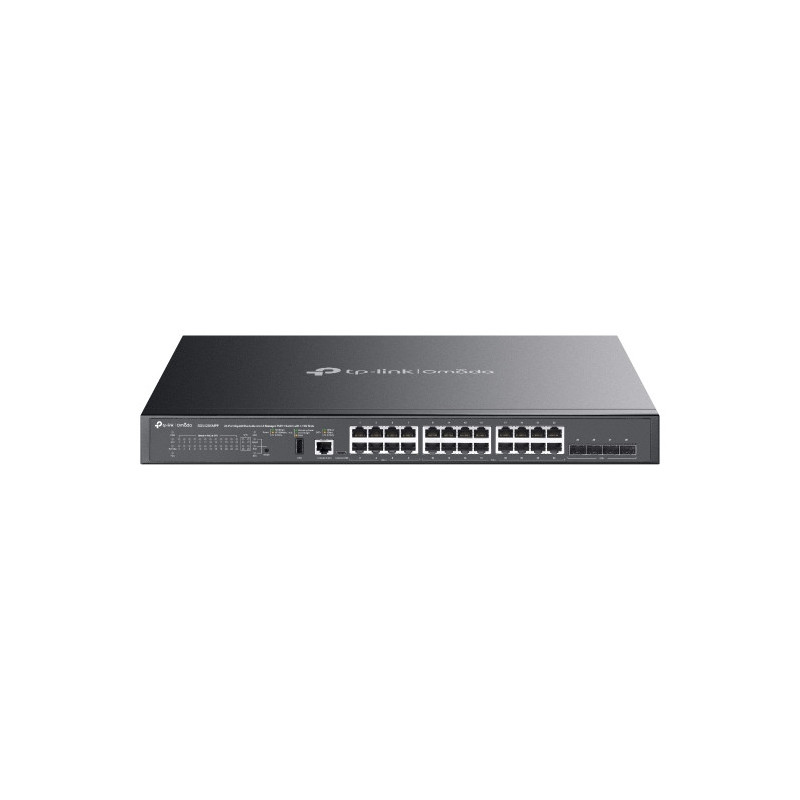 Omada 24-Port Gigabit Stackable Lite L3 Managed PoE++ Switch with 4 10G Slots