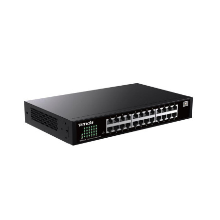 Tenda TEG2224D Websmart L2 cloud managed switch, 24x 10/100/1000 Mbps, Kov, Fanless-bez ventilátorov
