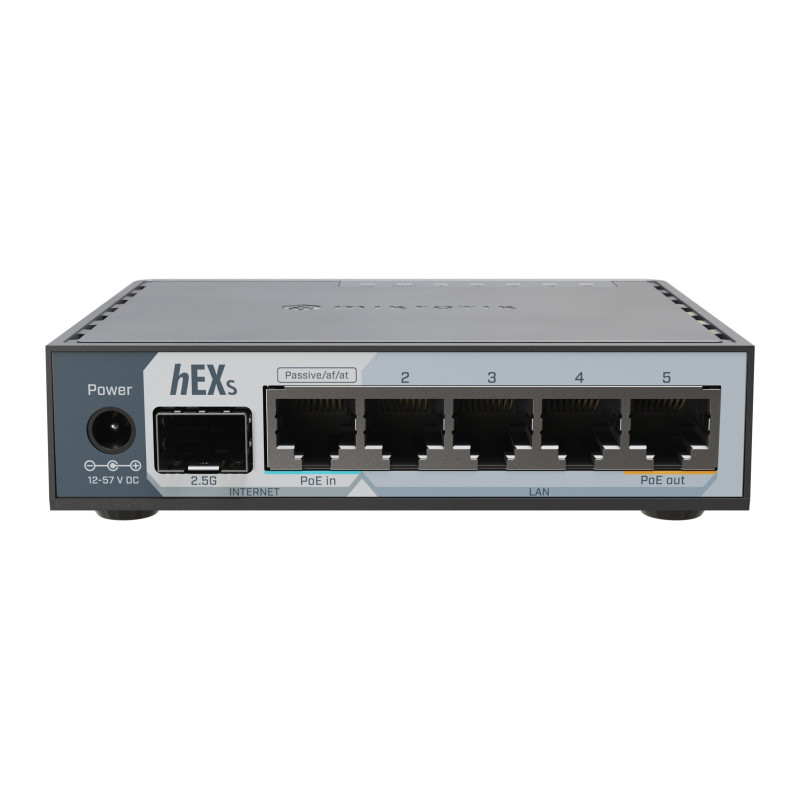 MikroTik E60iUGS, hEX S (2025 version) s RouterOS L4, desktop