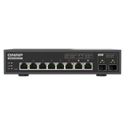 QNAP switch QSW-L3208-2C6T (6x 10GbE port, 2x 10G SFP+/NBASE-T Combo, Lite Managed)