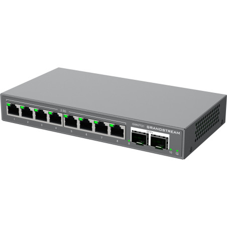Grandstream GWN7721 L2 Lite managed switch, 8x 2.5GbE RJ45, 2x 10G SFP+