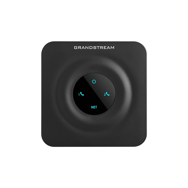 Grandstream HT802 V2 (ATA), 2x FXS, 2 SIP účty, 1x LAN, 3-cestná konf., auto-provisioning