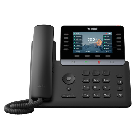 Yealink SIP-T74U SIP telefón, PoE, 16 SIP účtov, 4,3" bar. LCD, GigE, 2x USB