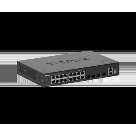 D-Link DGS-1530-20/E 16 Portov GE + 4 Porty 10G SFP+ Smart Managed Switch