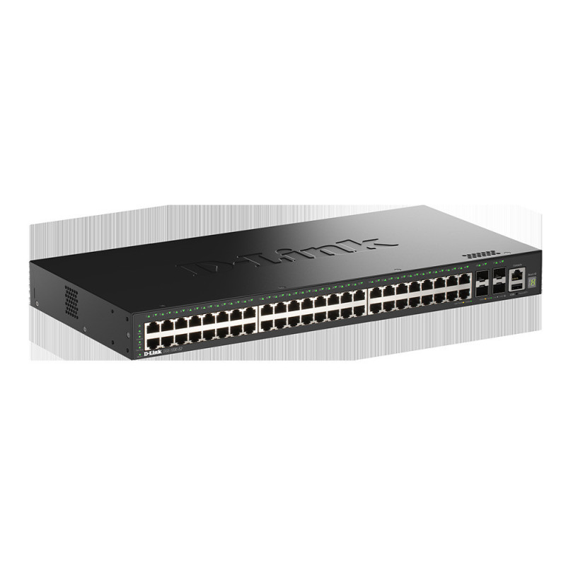 D-Link DGS-1530-52/E 48 Portov GE + 4 Porty 10G SFP+ Smart Managed Switch