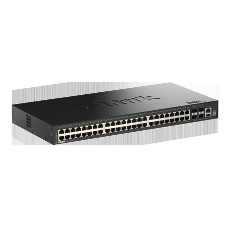 D-Link DGS-1530-52/E 48 Portov GE + 4 Porty 10G SFP+ Smart Managed Switch