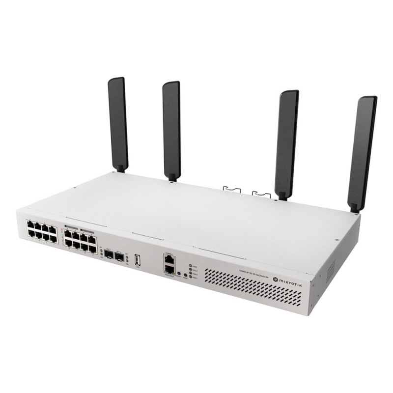 Mikrotik CRS418-8P-8G-2S+5axQ2axQ-RM, Cloud Router Switch