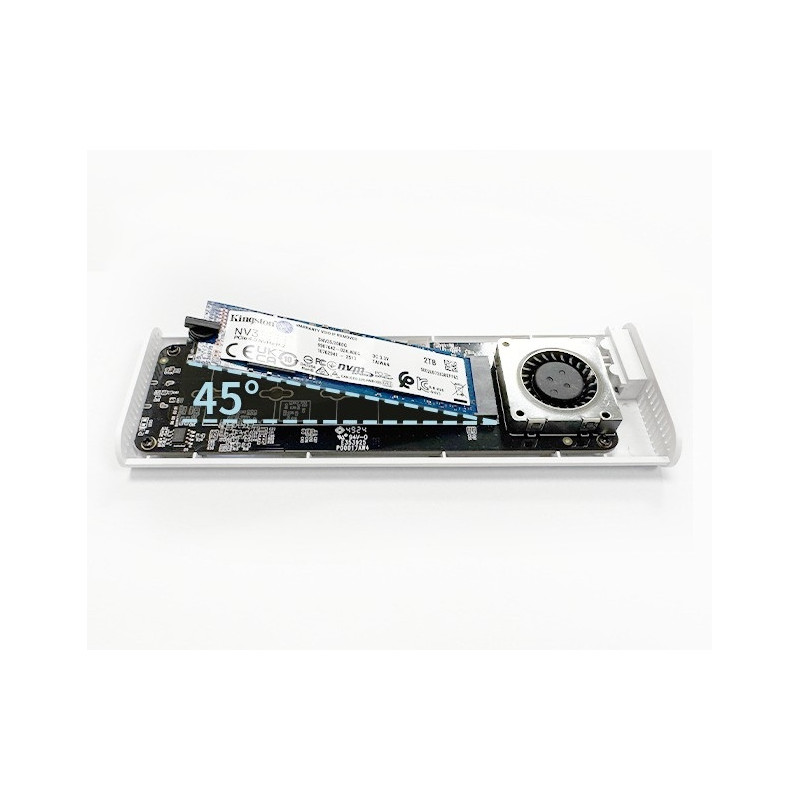 D-Link DSP-411 USB-C 4.0 M.2 NVMe SSD Enclosure