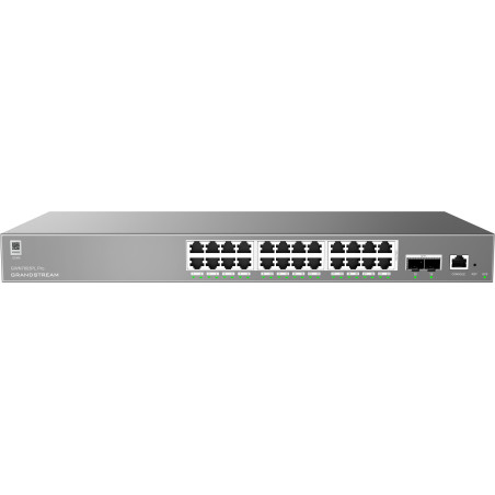 Grandstream GWN7803PL Pro L2++, Managed switch, 24x 1Gb RJ45, PoE, SFP+