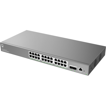 Grandstream GWN7803PL Pro L2++, Managed switch, 24x 1Gb RJ45, PoE, SFP+