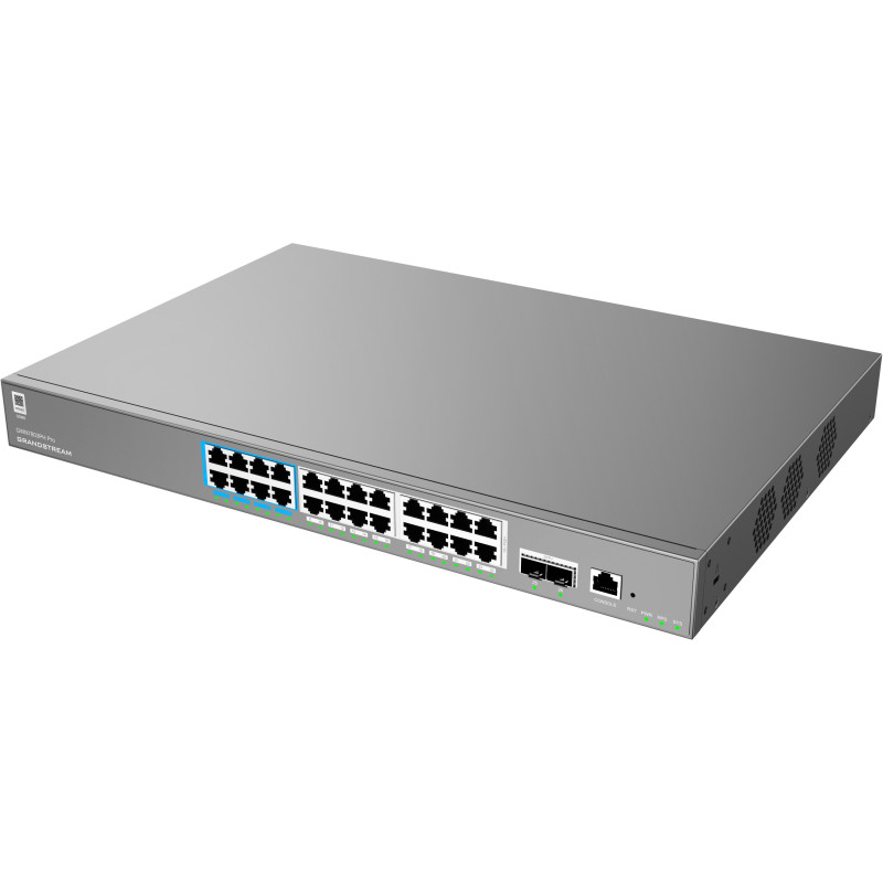 Grandstream GWN7803PH Pro L2++, Managed switch, 24x 1Gb RJ45, PoE, SFP+