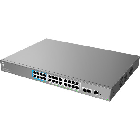 Grandstream GWN7803PH Pro L2++, Managed switch, 24x 1Gb RJ45, PoE, SFP+