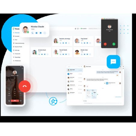 Yeastar SP licencia k P550 - služby vzdialeného prístupu a instant messaging - ročné predplatné