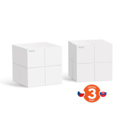 Tenda Nova MW6 (2-pack) WiFi AC1200 Mesh Gigabit systém, MU-MIMO, 4x GLAN GWAN, SMART CZ aplikácie