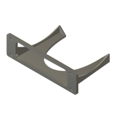 MIKROTIK držiak do 10 19 racku pre MikroTik hAP AC2 hAP ac lite šedá antracit