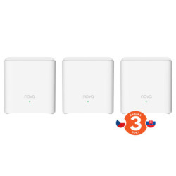 Tenda Nova EX3 (3-pack) WiFi6 AX1500 Mesh Gigabit systém, 6xGLAN GWAN, WPA3, VPN, SMART CZ aplikácie