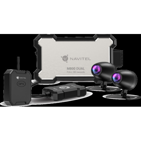 ZÁZNAMOVÁ KAMERA NA MOTORKU NAVITEL M800 DUAL