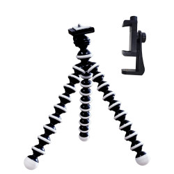 Cestovný statív VIKING Tripod 4D/dĺžka 25,5cm/pružná, odolná guma/max. záťaž 2kg/upínacia skrutka 1/4"