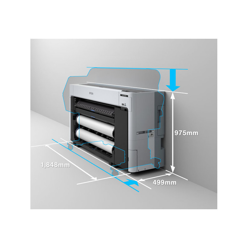Epson SureColor/SC-T7700D/Tlač/Ink/Role/LAN/WiFi/USB
