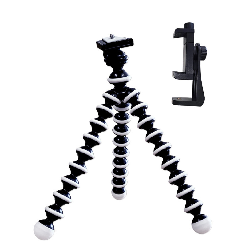 Cestovný statív VIKING Tripod 4D/dĺžka 25,5cm/pružná, odolná guma/max. záťaž 2kg/upínacia skrutka 1/4"