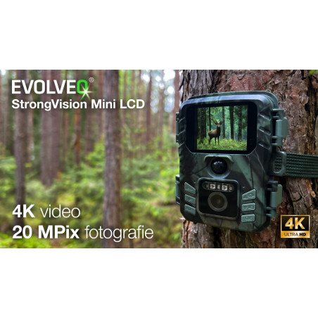 EVOLVEO StrongVision Mini LCD, fotopasca/časozberná kamera