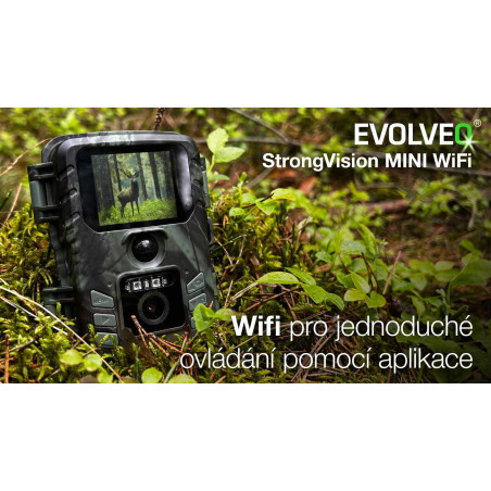 EVOLVEO StrongVision MINI WiFi, fotopasca/bezpečnostná kamera s aplikáciou