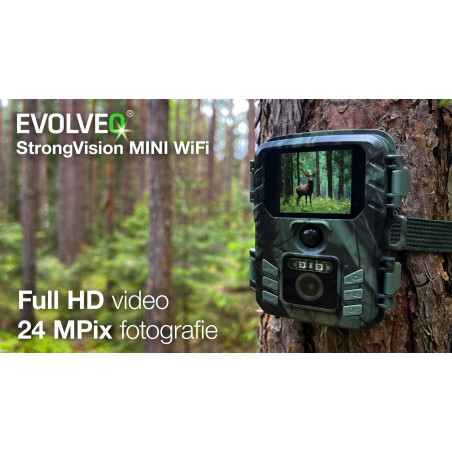 EVOLVEO StrongVision MINI WiFi, fotopasca/bezpečnostná kamera s aplikáciou