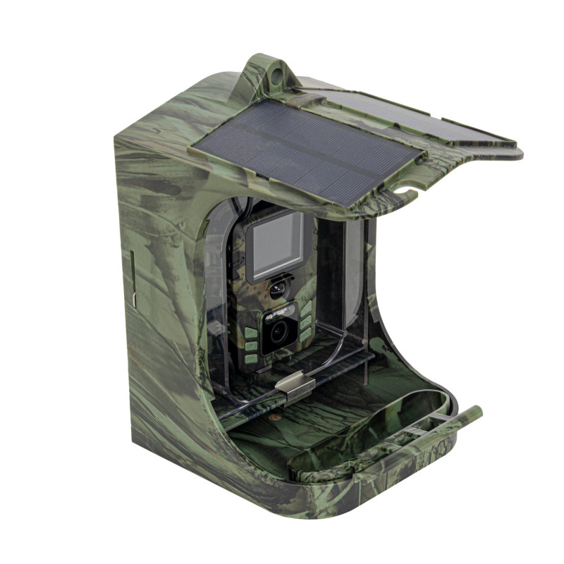 EVOLVEO StrongVision BirdFeeder - Chytré krmítko pre vtáky s kamerou a solárnym panelom