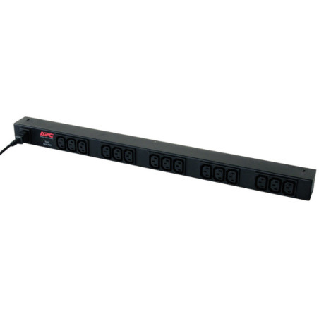 APC Rack PDU, Basic, Zero U, 10A, 230V, AP9568