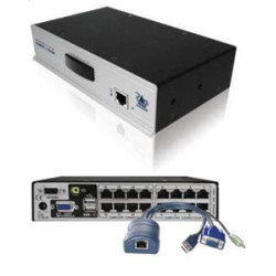 AdderView CATx, 1x16, lokálna a vzdialená konzola