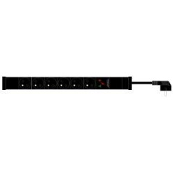 PDU Maxbert 7x230V,1U,19", prepäťová ochrana
