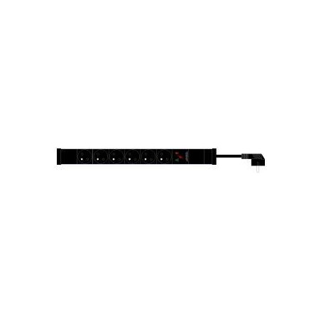 PDU Maxbert 7x230V,1U,19", prepäťová ochrana