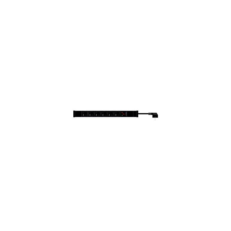 PDU Maxbert 7x230V,1U,19", prepäťová ochrana
