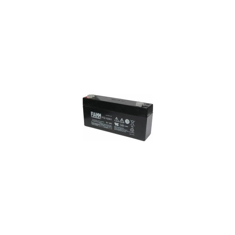 Fiamm olovená batéria FG10301 6V/3Ah