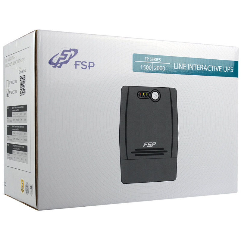 FSP UPS FP 1500, 1500 VA / 900 W, line interactive