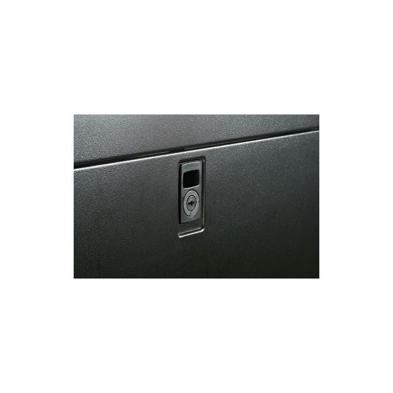 NetShelter AV 42U 600mm Wide x 825 Deep Enclosure with Sides and 10-32 Threaded Rails Black