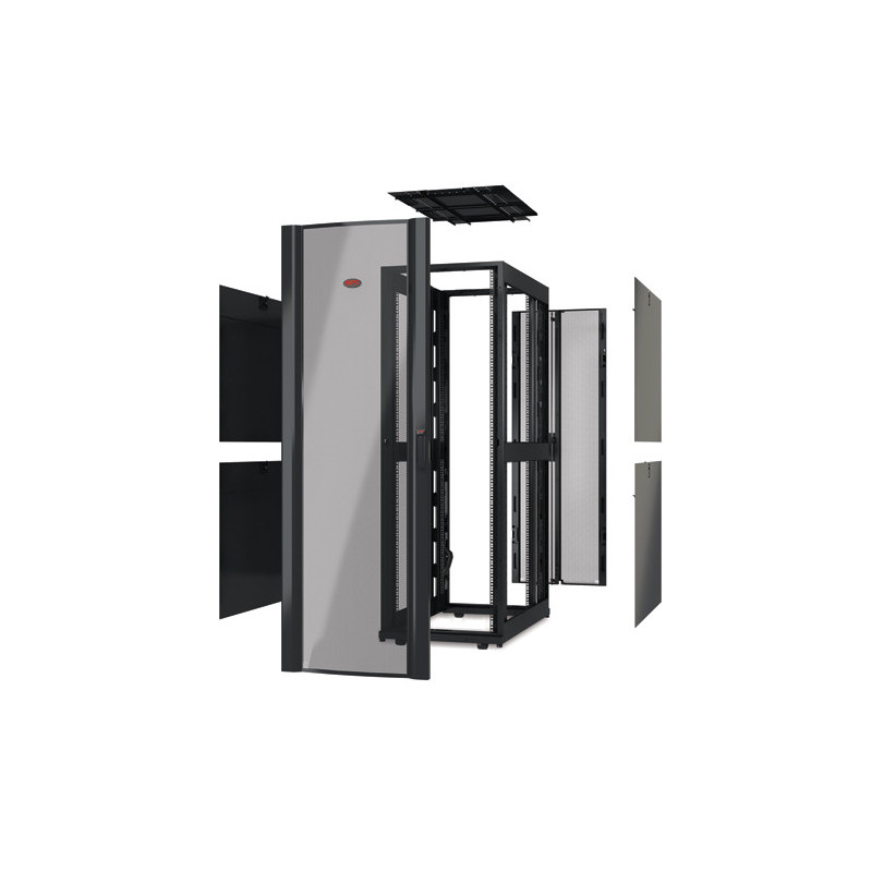 Netshelter SX 42Ux750x1070mm wl sides, black