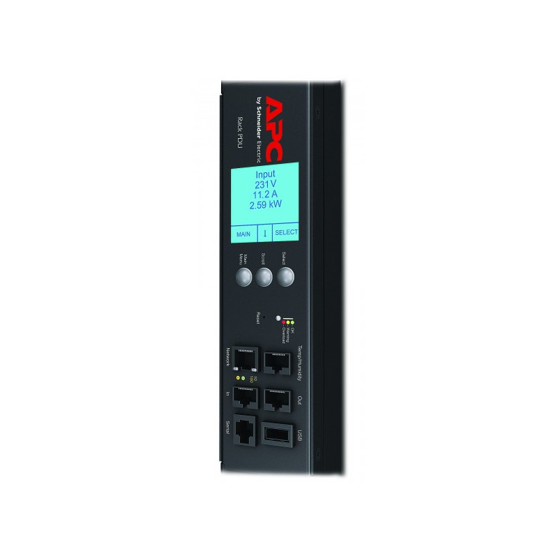 Rack PDU 2G, Metered by Outled, 16A, 100-240V, AP8659