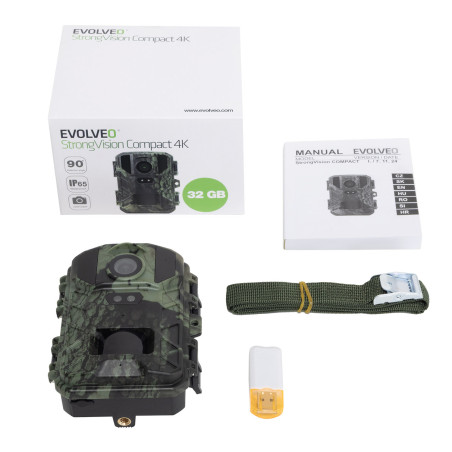 EVOLVEO StrongVision Compact 4K, fotopasca/časozberná kamera 32GB