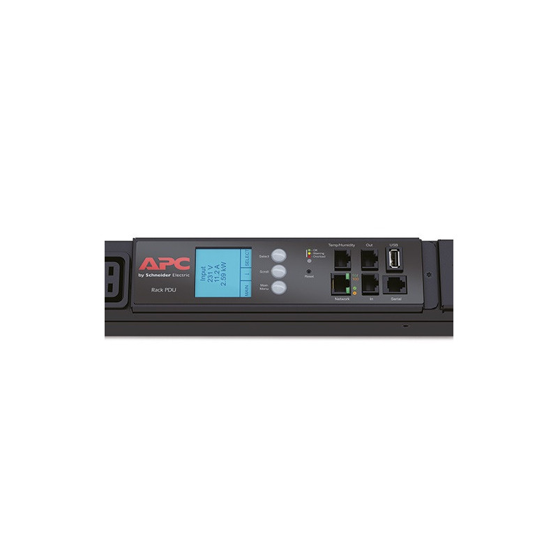 Rack PDU 2G, Metered, ZeroU, 22.0kW(32A), 230V, (30) C13 & (12) C19