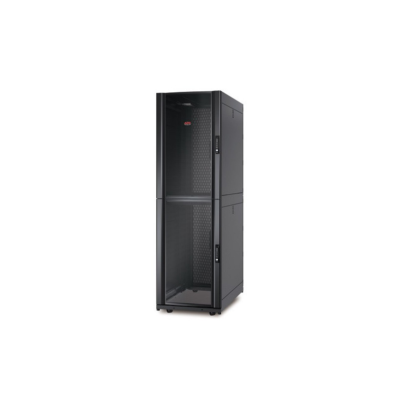 NetShelter SX Colocation 2 x 20U 600mm Widex1070mm Deep Encl w.Sides Black