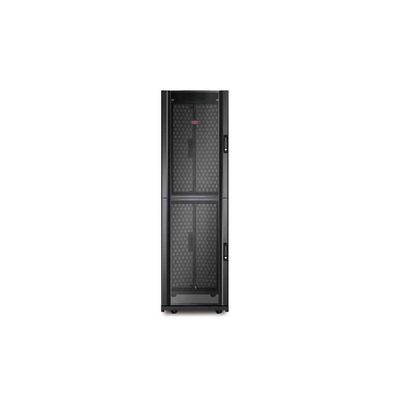 NetShelter SX Colocation 2 x 20U 600mm Widex1070mm Deep Encl w.Sides Black