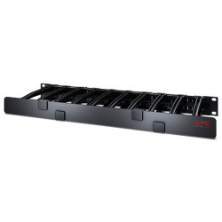 1U Horizontal Cable Manager, 6" deep, Single-Sided