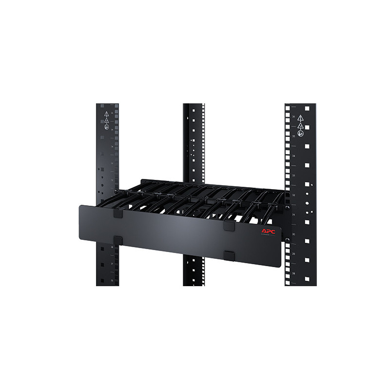 1U Horizontal Cable Manager, 6" deep, Single-Sided