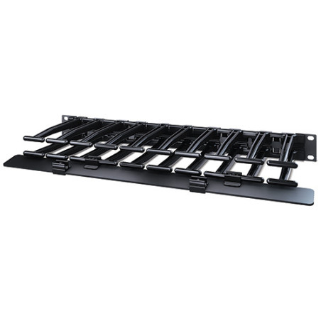1U Horizontal Cable Manager, 6" deep, Single-Sided