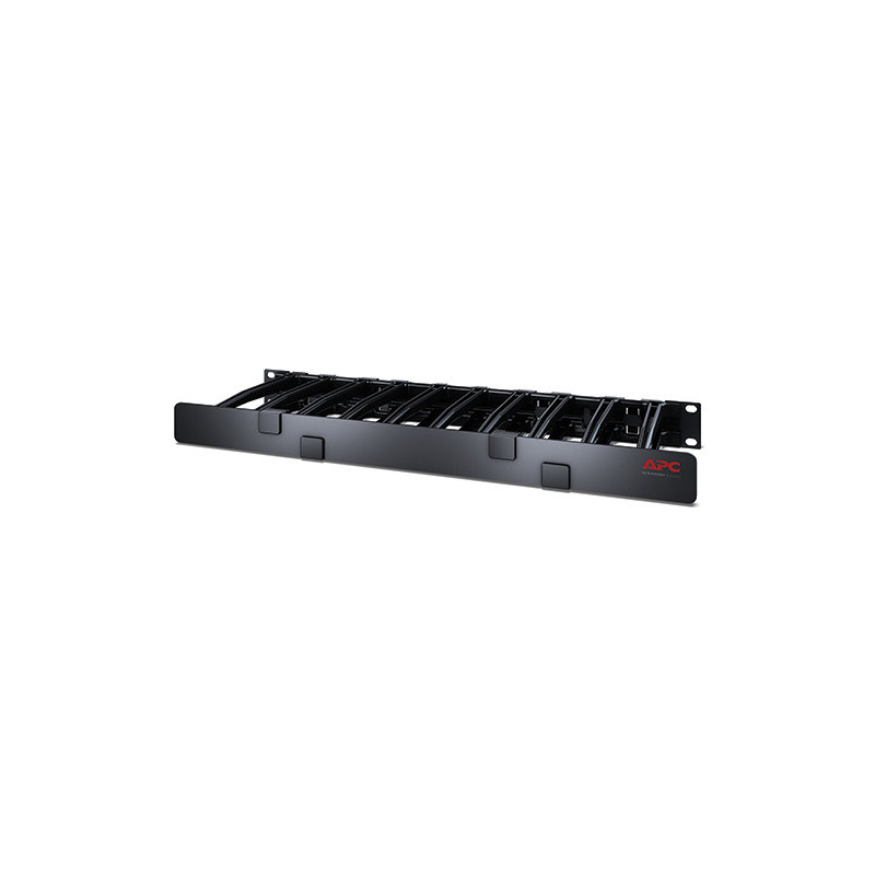 1U Horizontal Cable Manager, 6" deep, Single-Sided