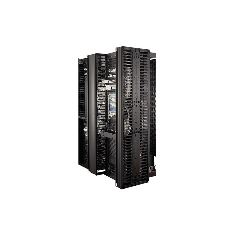 Valueline, Vertical Cable Manager pre 2 & 4 Post Racks, 84"H X 6"W, Double-Sided with Doors