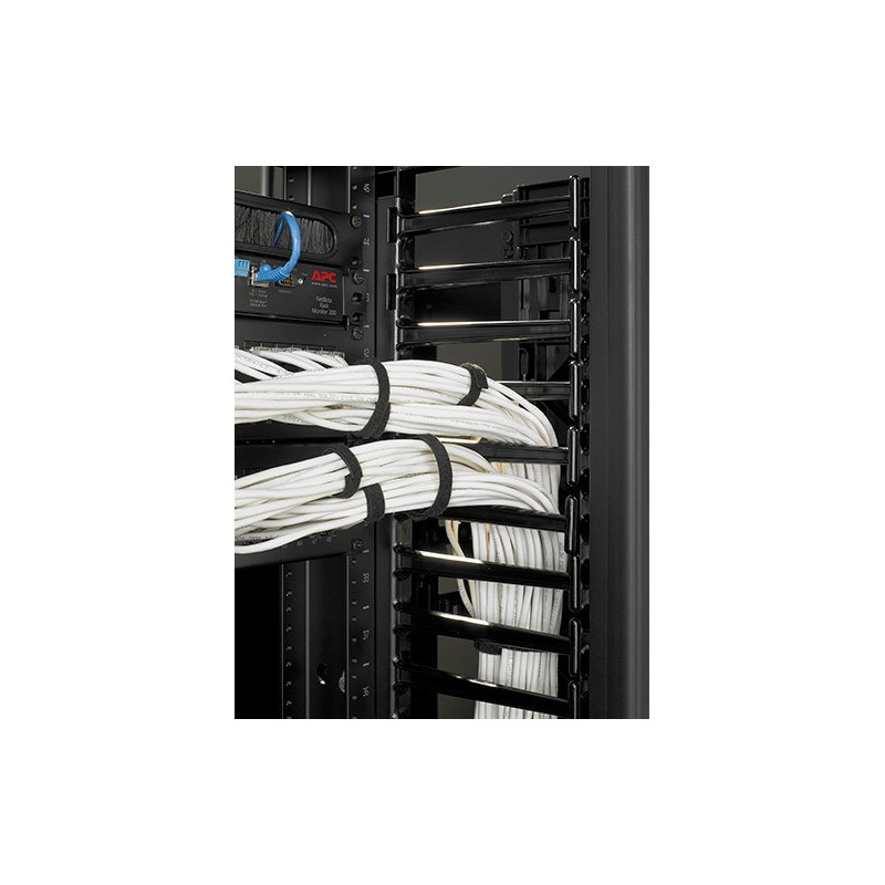 Valueline, Vertical Cable Manager pre 2 & 4 Post Racks, 84"H X 6"W, Double-Sided with Doors
