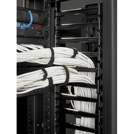 Valueline, Vertical Cable Manager pre 2 & 4 Post Racks, 84"H X 6"W, Double-Sided with Doors