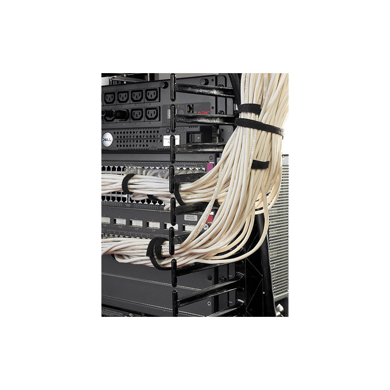 Valueline, Vertical Cable Manager pre 2 & 4 Post Racks, 84"H X 6"W, Double-Sided with Doors